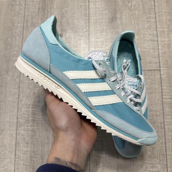 adidas Shoes - Adidas Women's Aqua & White SL72 OG  Athletic Shoes size 10